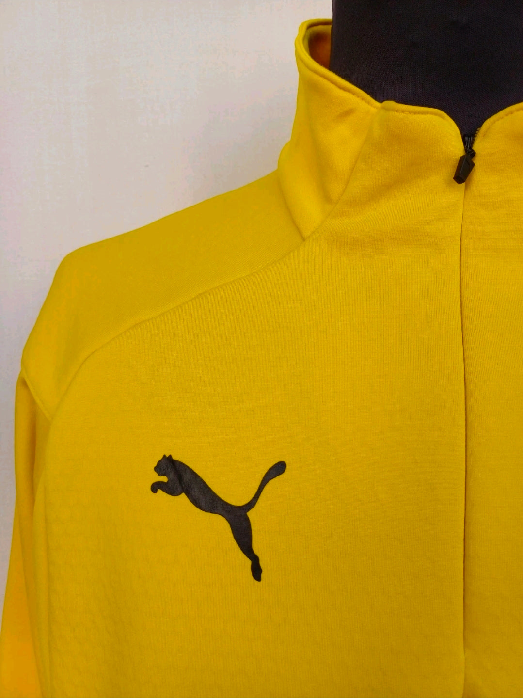 Borussia Dortmund 2018/19 Puma Drill Training Top Zip Long Sleeve Mens L