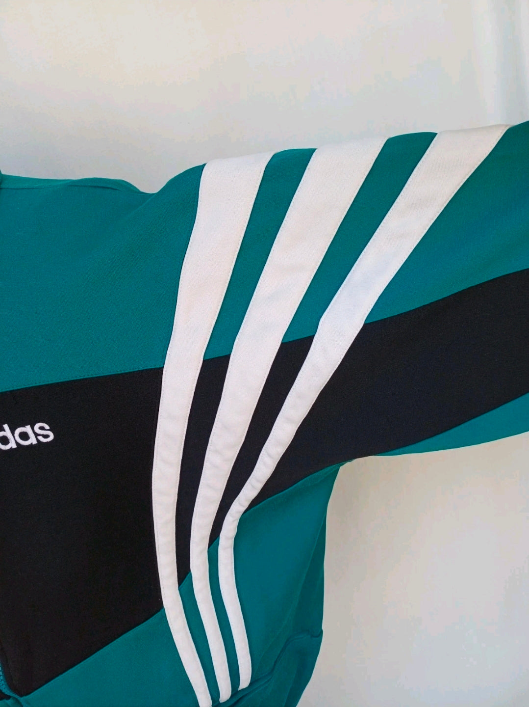 Vintage 90s Adidas Full Zip Track Top Jacket Striped Mens XL