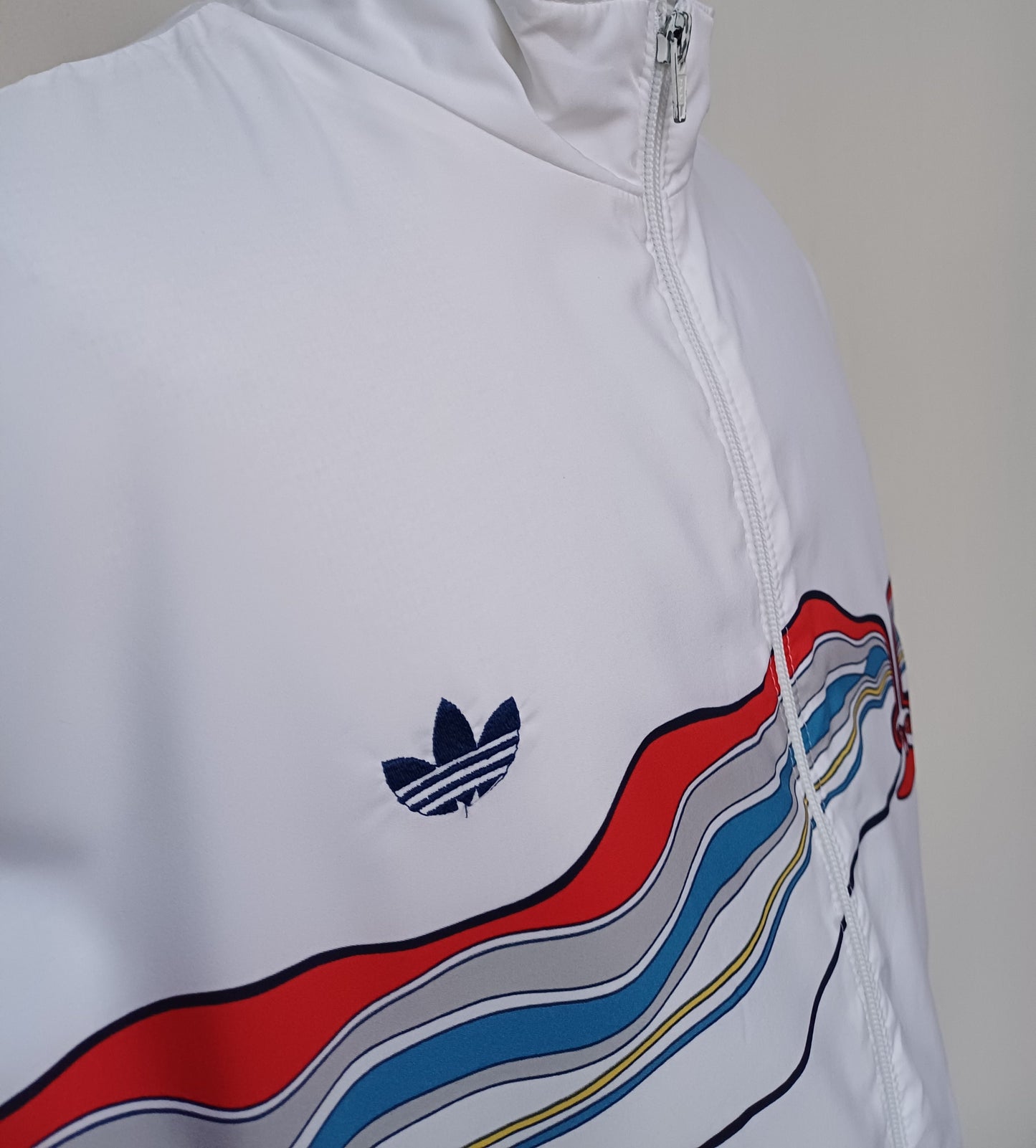 Vintage 80s Adidas Ivan Lendl Zip Track Top Jacket Mens L