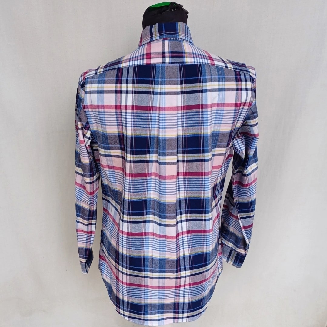 Ralph Lauren Custom Fit button-Up Check Long Sleeve shirt Mens S