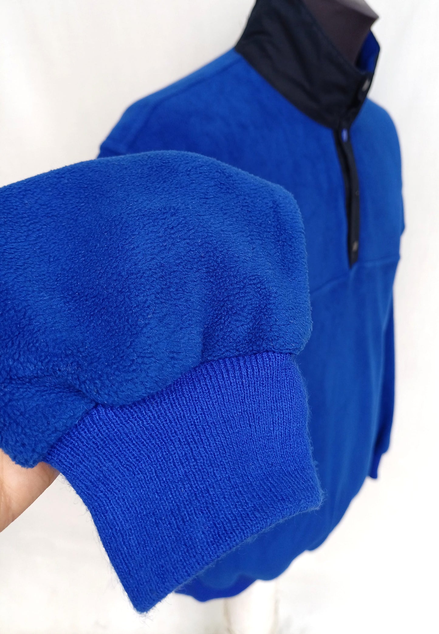 Vintage 90s Musto Snugs Fleece Polartec Snap Pullover Sweater Mens S