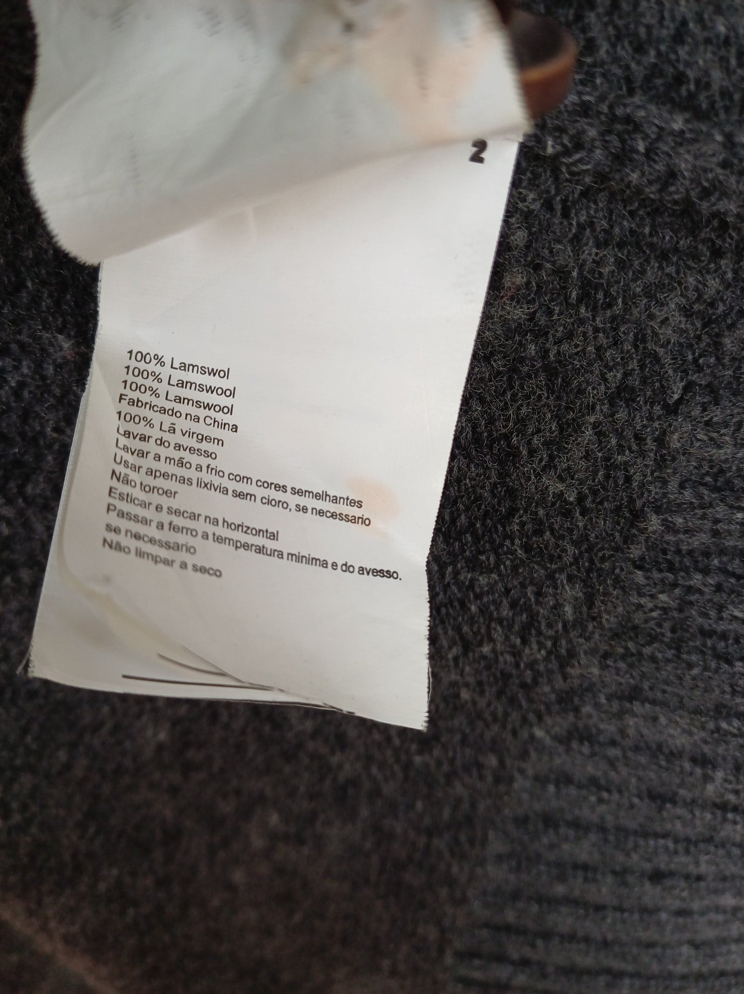 Timberland Slim Fit 100% Lambswool Button/Zip Cardigan Mens M