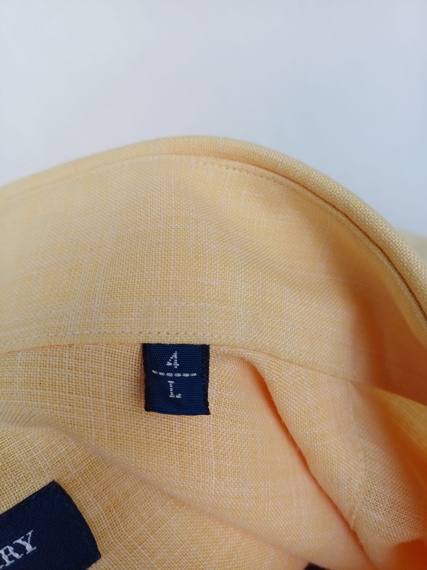 Burberry London Linen/Polyester Button-Up Shirt Mens L