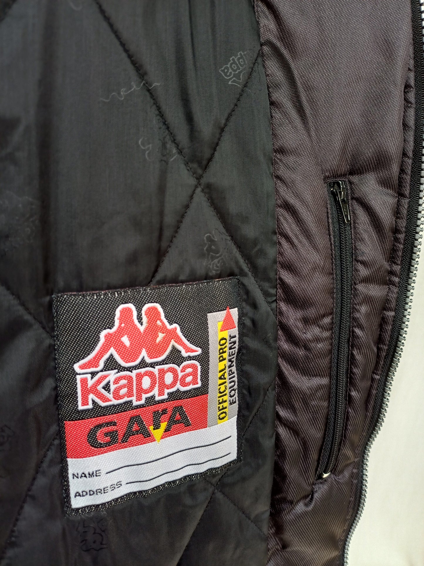 Vintage 90s Juventus Kappa Hooded Bench Coat Mens S