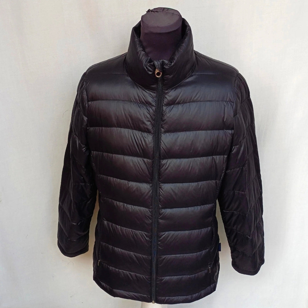 Calvin Klein Premium Duck Down Womens Lightweight Packable Puffer Jacket Size XL