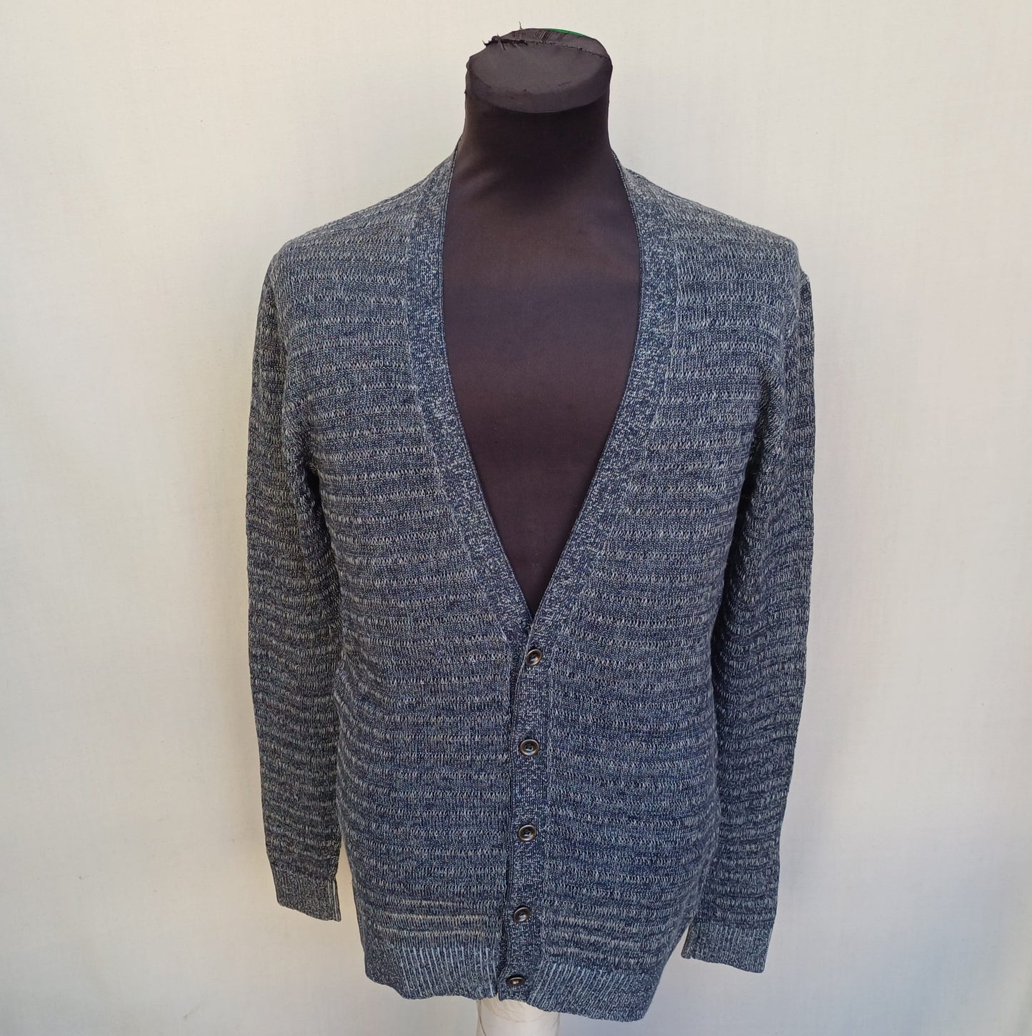 Armani Exchange Linen/Cotton Button Cardigan Sweater Mens S
