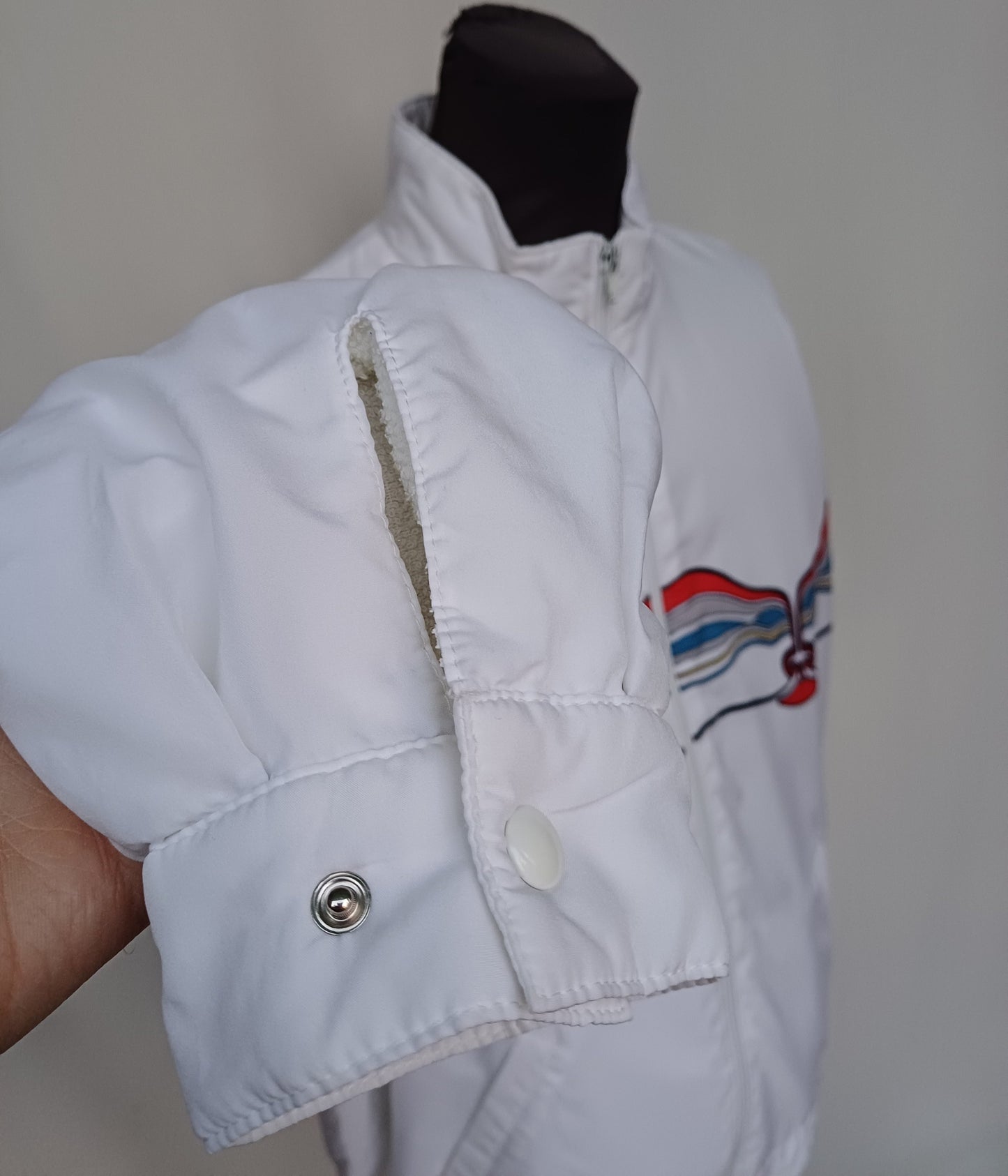 Vintage 80s Adidas Ivan Lendl Zip Track Top Jacket Mens L