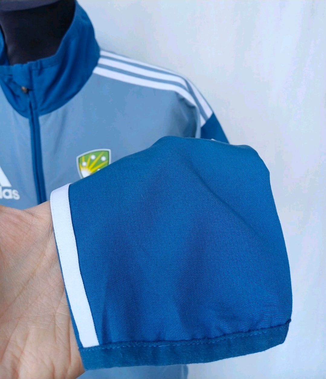Australia Cricket 2010 Adidas Zip Training Track Top Jacket Mens L