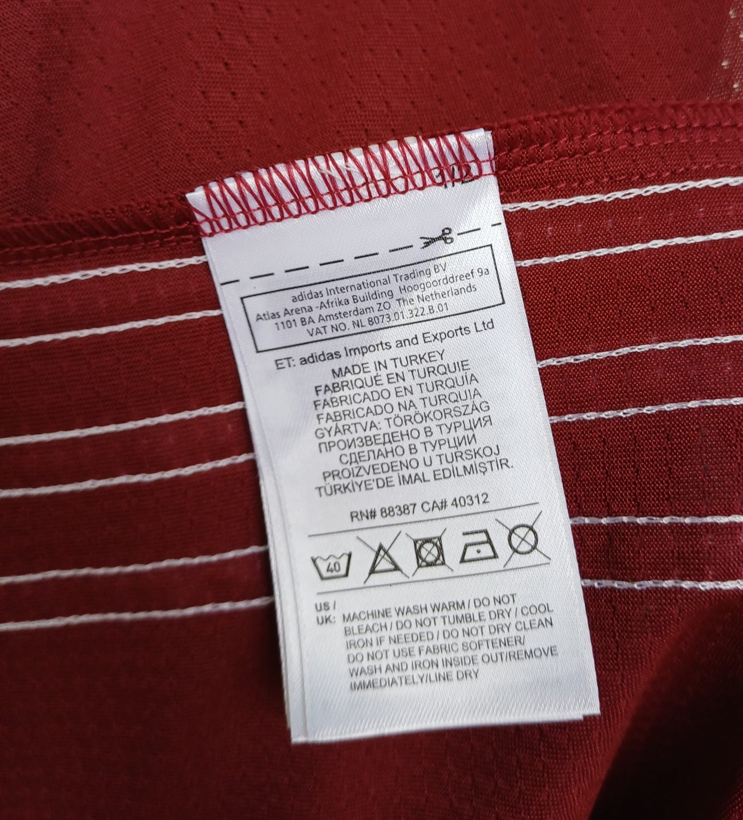 New With Tags Besiktas 2016/17 Third Adidas Shirt Mens XL