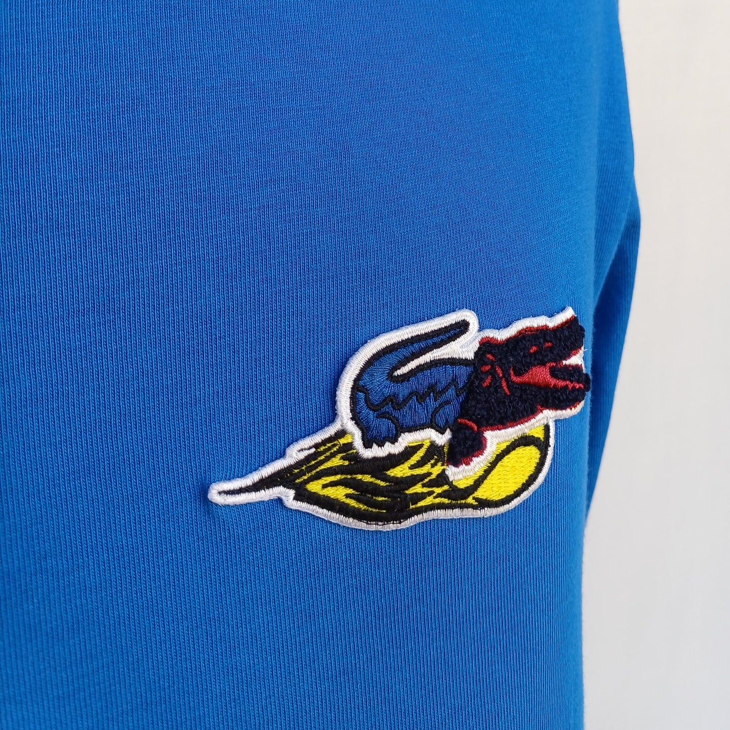 Lacoste relaxed Fit Cotton Taped Logo T-Shirt Size 3/Mens S