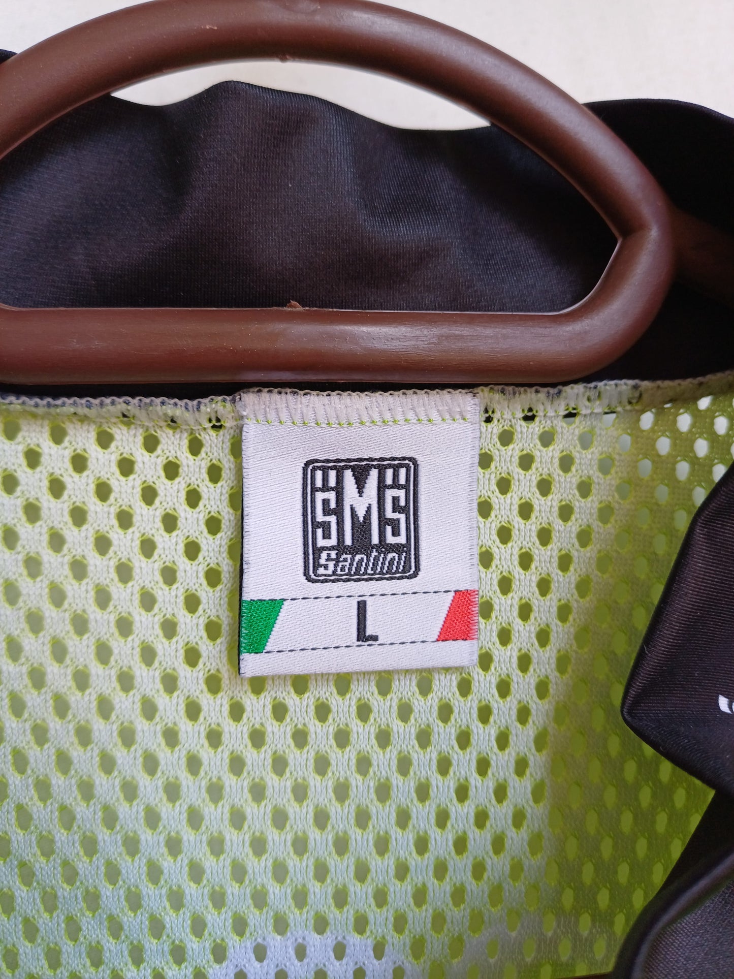 Free Motion Gran Canaria Team SMS Santini Full Zip Cycling Vest Gilet Mens L