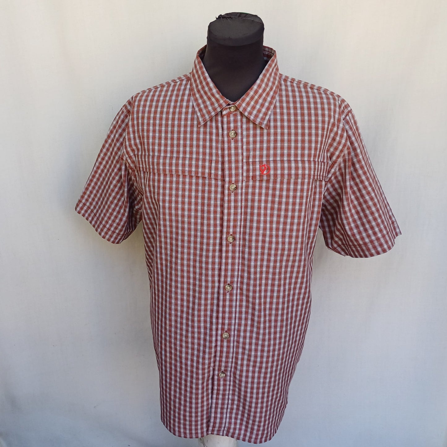 Fjallraven Outdoor Comfort Fit Collin Check Button-Up Shirt Mens XL