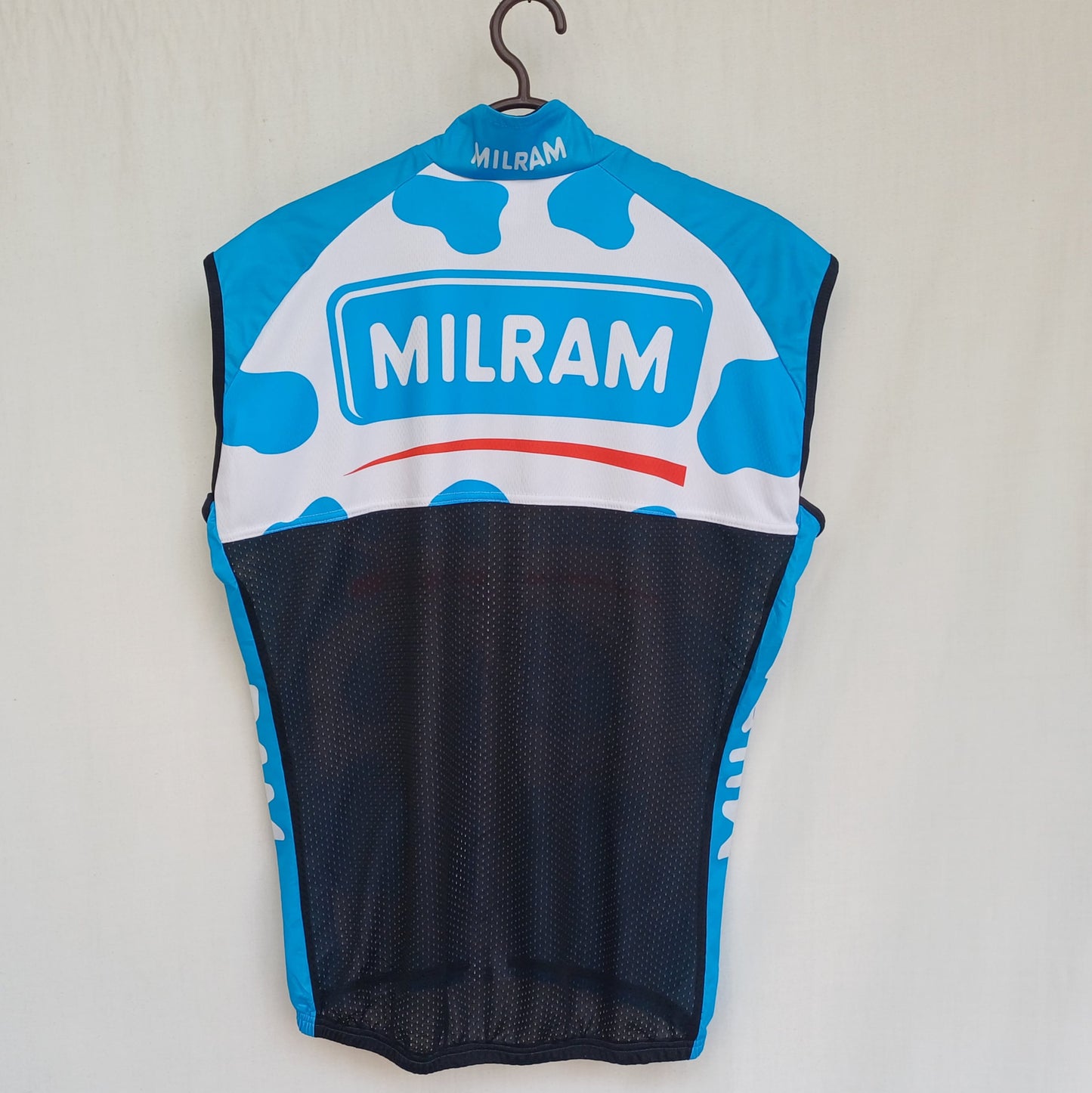Milram Team Vermarc Focus Full Zip Cycling Vest Gilet Mens XL