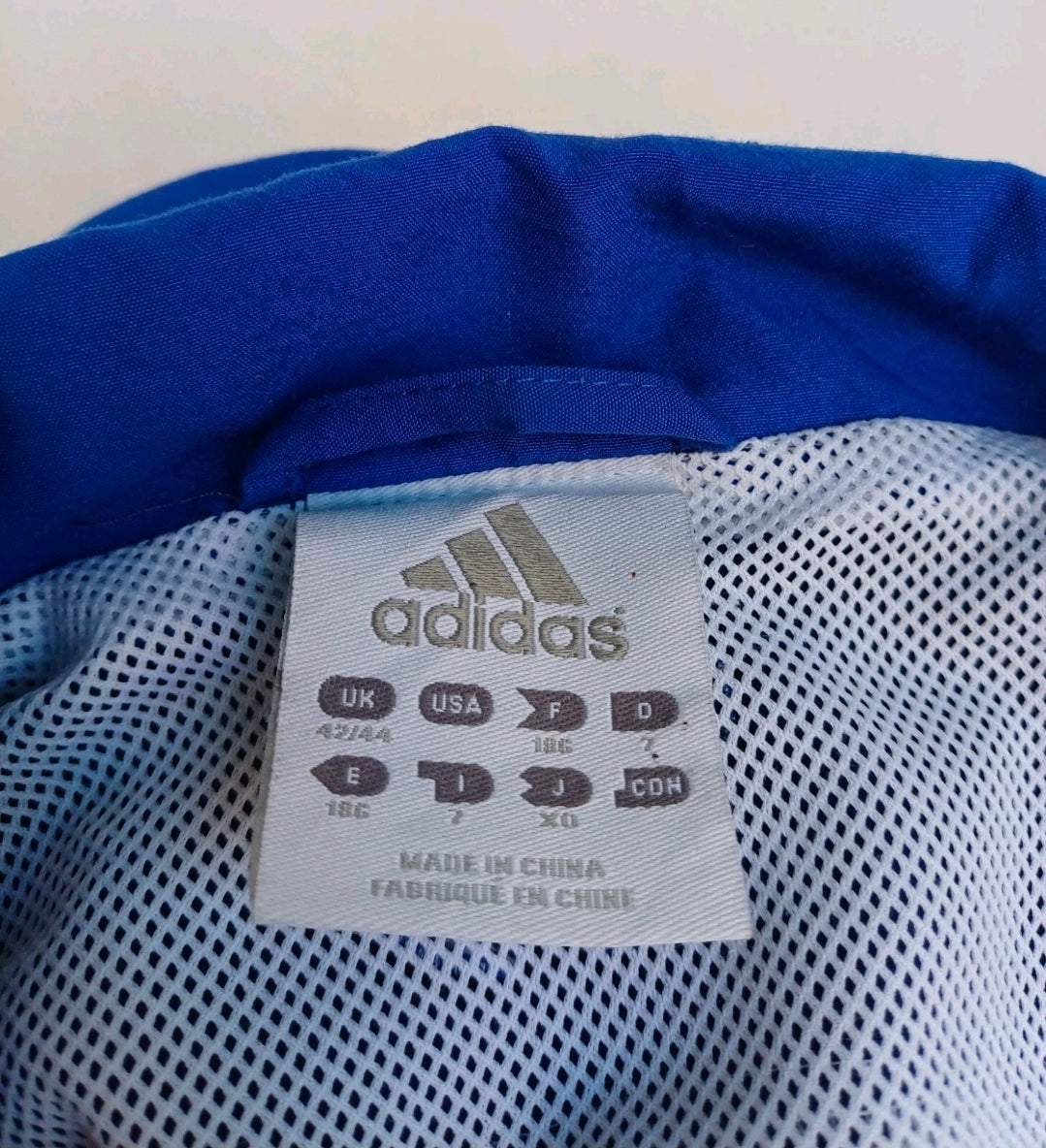 Schalke 2007/2008 Adidas Mesh Lining Zip Track Top Jacket Mens L