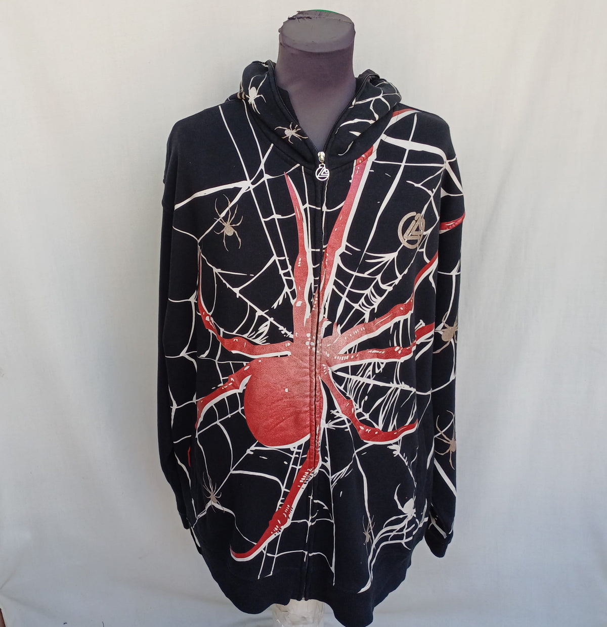 Lot 29 Full Zip Spyder Man Hoodie Mens 3XL
