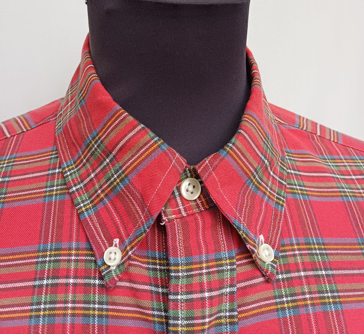 Ralph Lauren Classic Fit Plaid Button Down Long Sleeve shirt Mens M