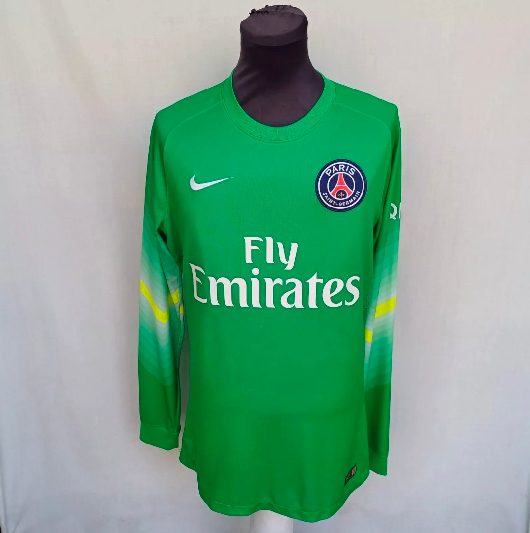 Paris Saint Germain 2014/15 Nike Player Issue Jersey Goalkeeper Shirt Mens L
