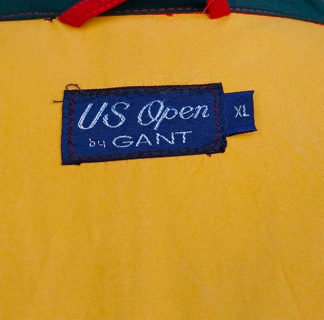 Vintage Gant US Open Golf Zip/Snap Jacket Mens XL