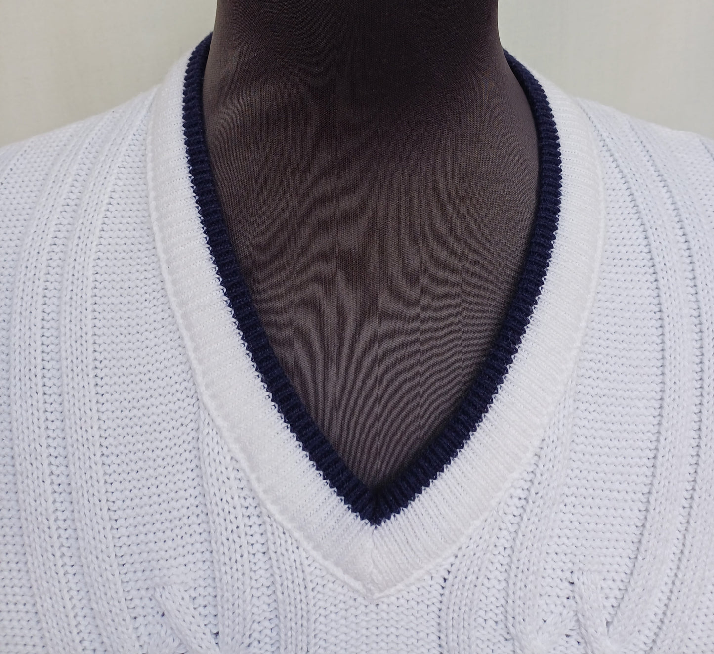 Lacoste Cotton/Acrylic Knit Vest/Sleeveless Sweater Size 6/Mens L