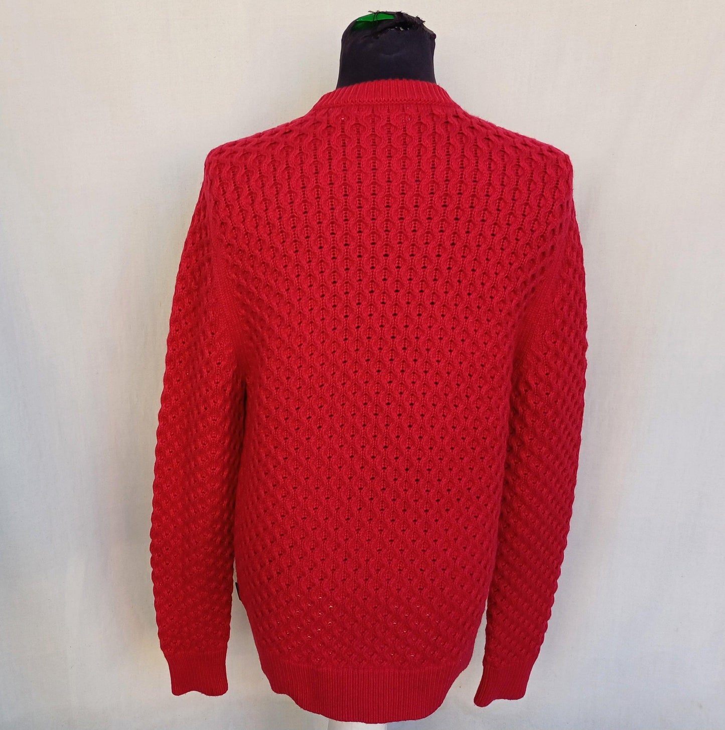 Calvin Klein Wool Crew Neck Knit Pullover Sweater Mens L