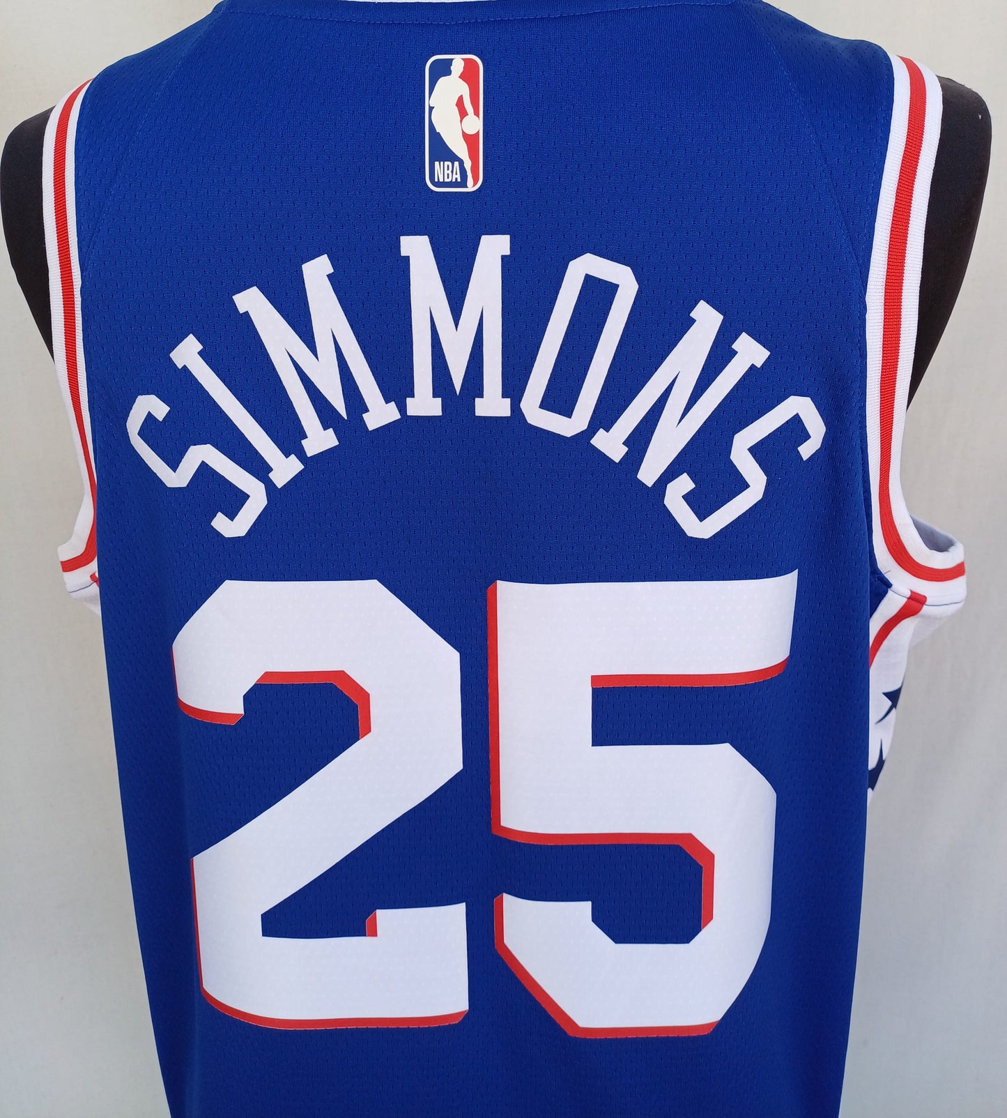 New Without Tags Philadelphia 76ers #25 Simmons Nike Basketball Jersey Mens L