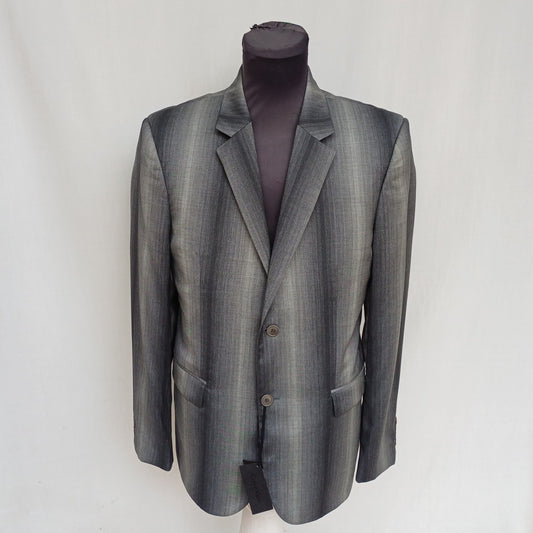 New With Tags Calvin Klein Collection Wool Mens Button Blazer Jacket Size EU 48/US 38