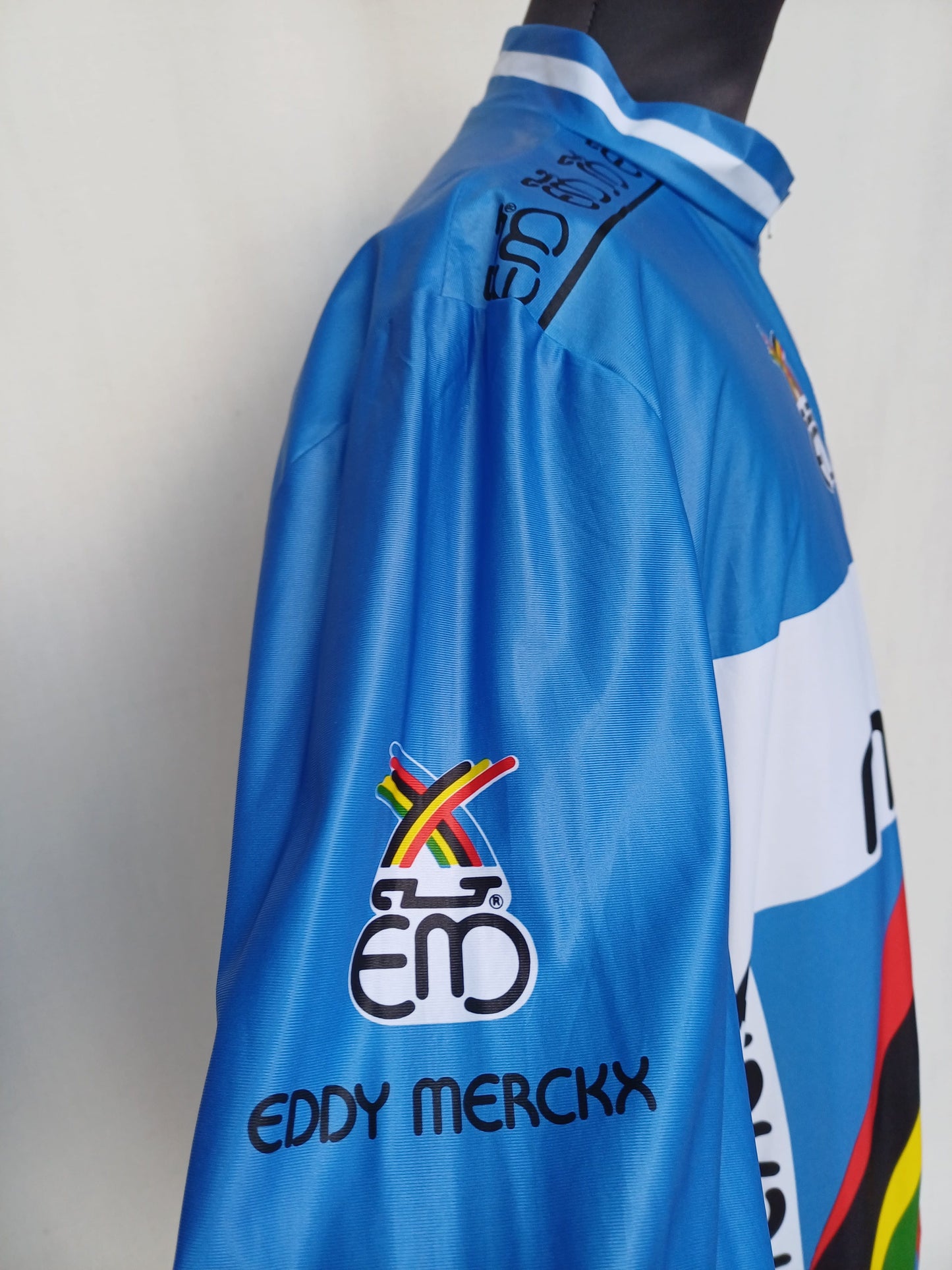 Vintage Eddy Merckx Rhoa-Sport Gamex Full Zip Cycling Jacket Mens 3XL
