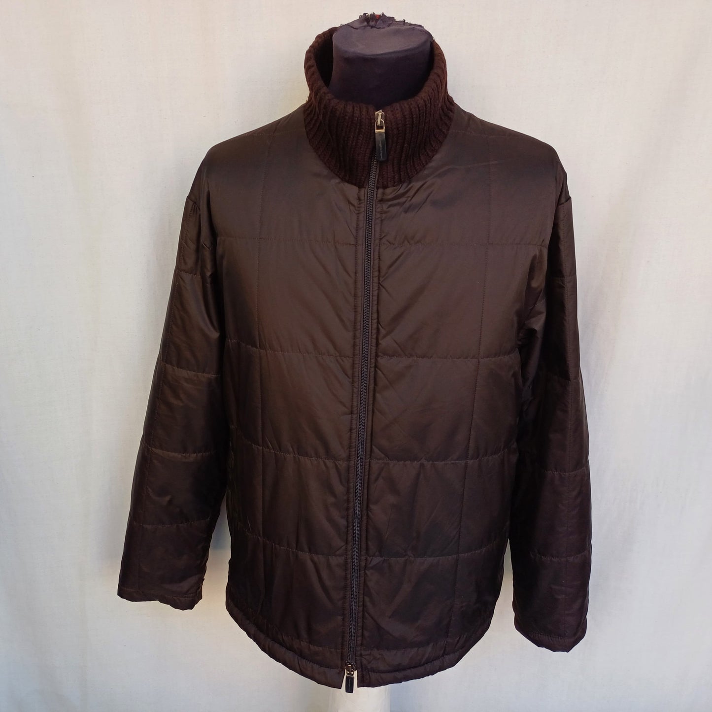 Ermenegildo Zegna Full Zip Military Jacket W/Removable Lining Mens M