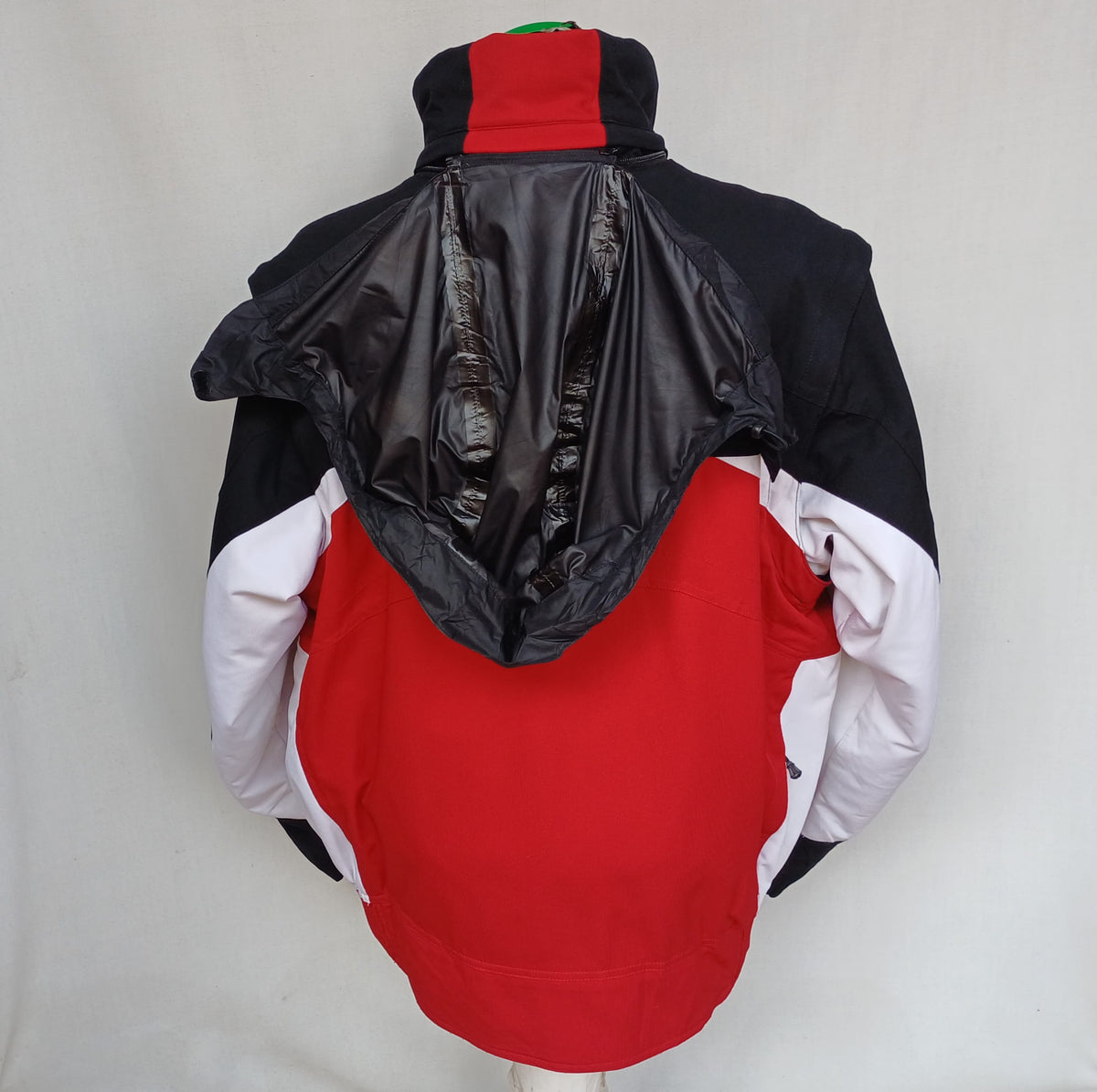 Vintage Spyder Dermizax Full Zip Ski Hooded Jacket W/Removable Sleeves Mens L