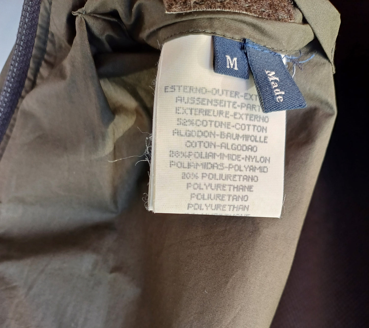 Ermenegildo Zegna Full Zip Military Jacket W/Removable Lining Mens M