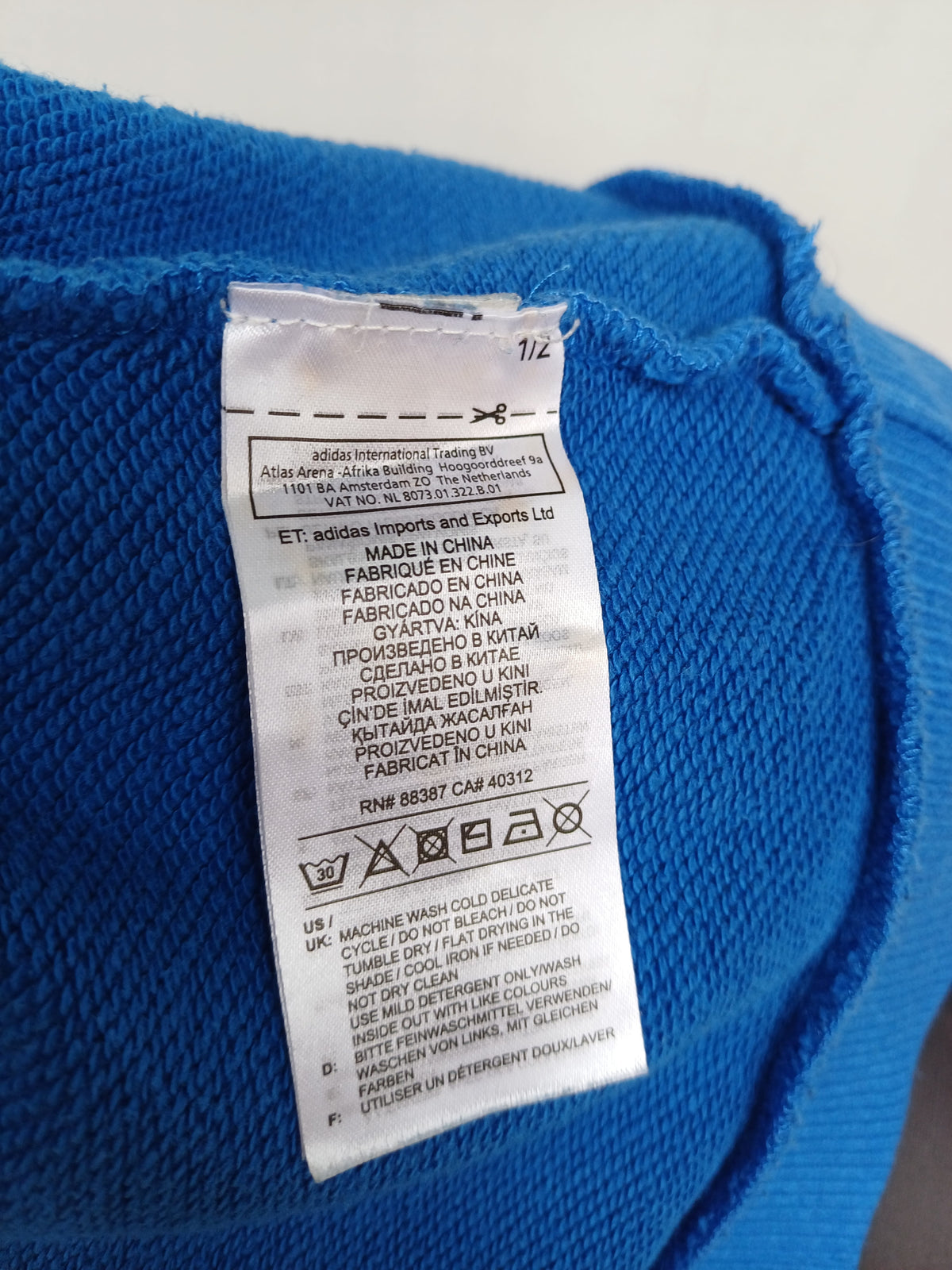 Adidas Originals Real Scarf Hoodie Mens S