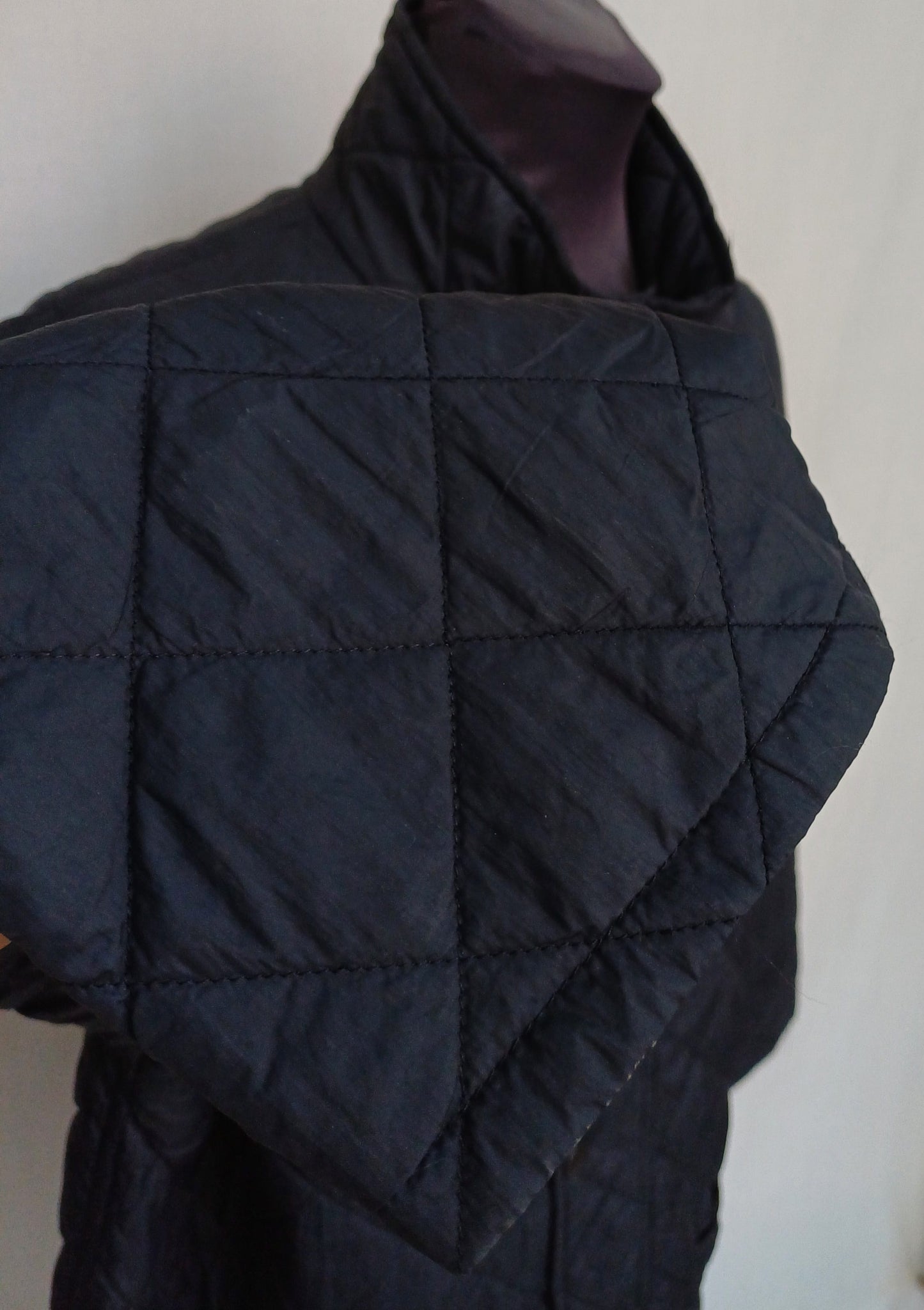 Barbour Hampton Lightweight Quilt Snap Padded Jacket Mens XL
