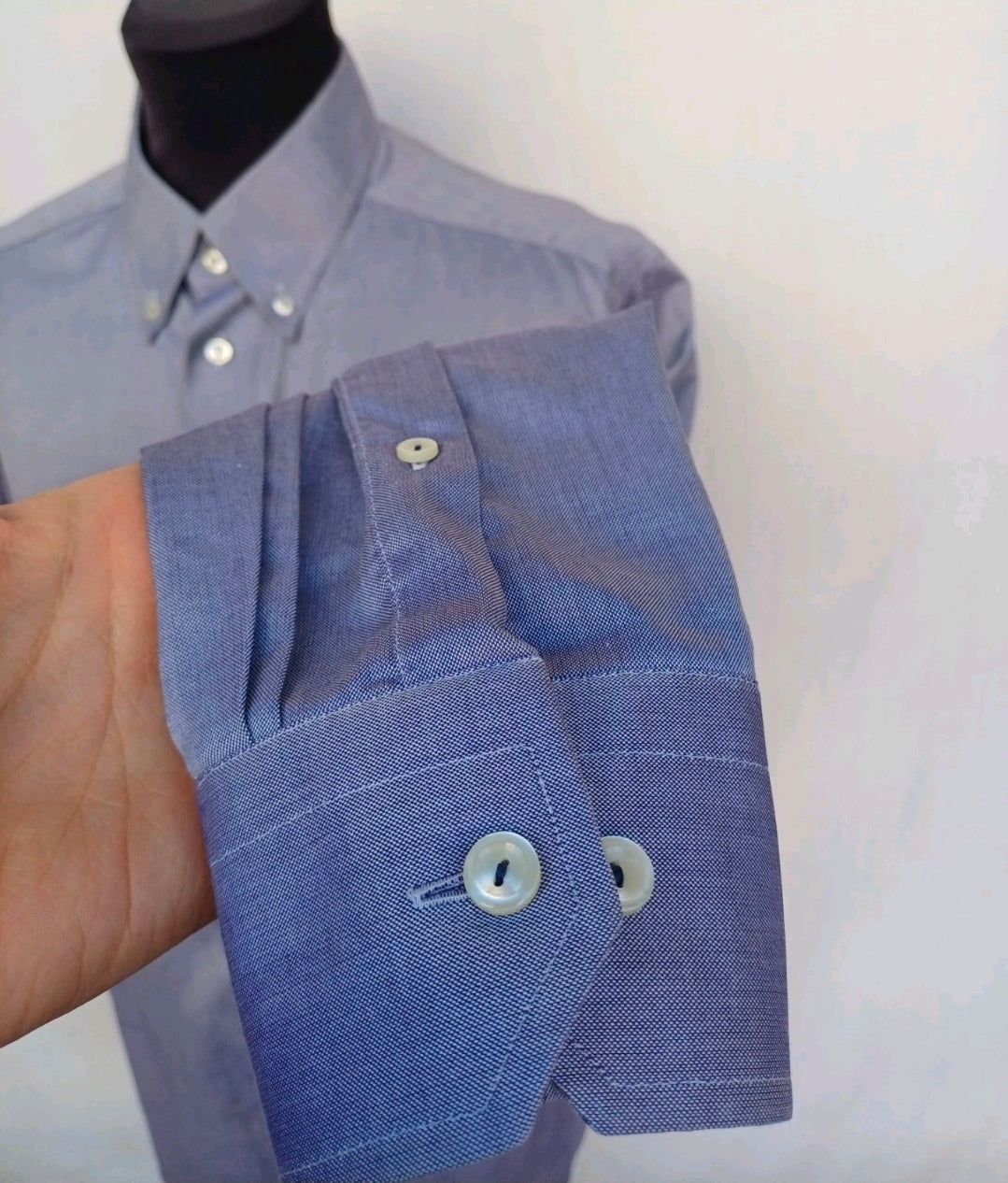 Eton Contemporary Fit 100% Cotton L/S Button Down Shirt Size 41/16