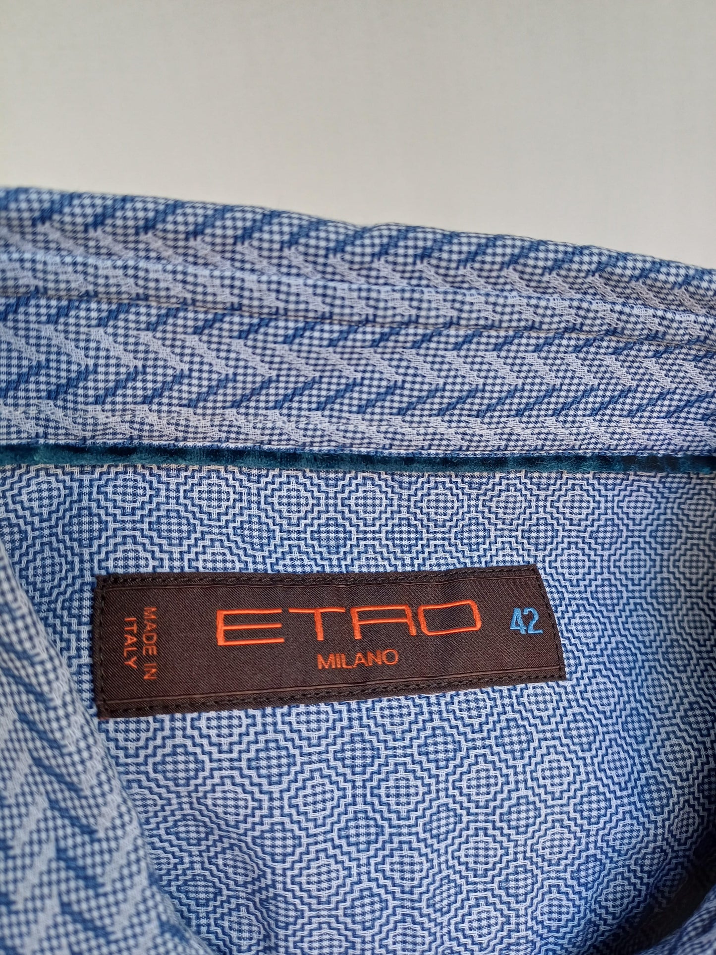 Etro Milano Button-Up Shirt Size 42/Mens L