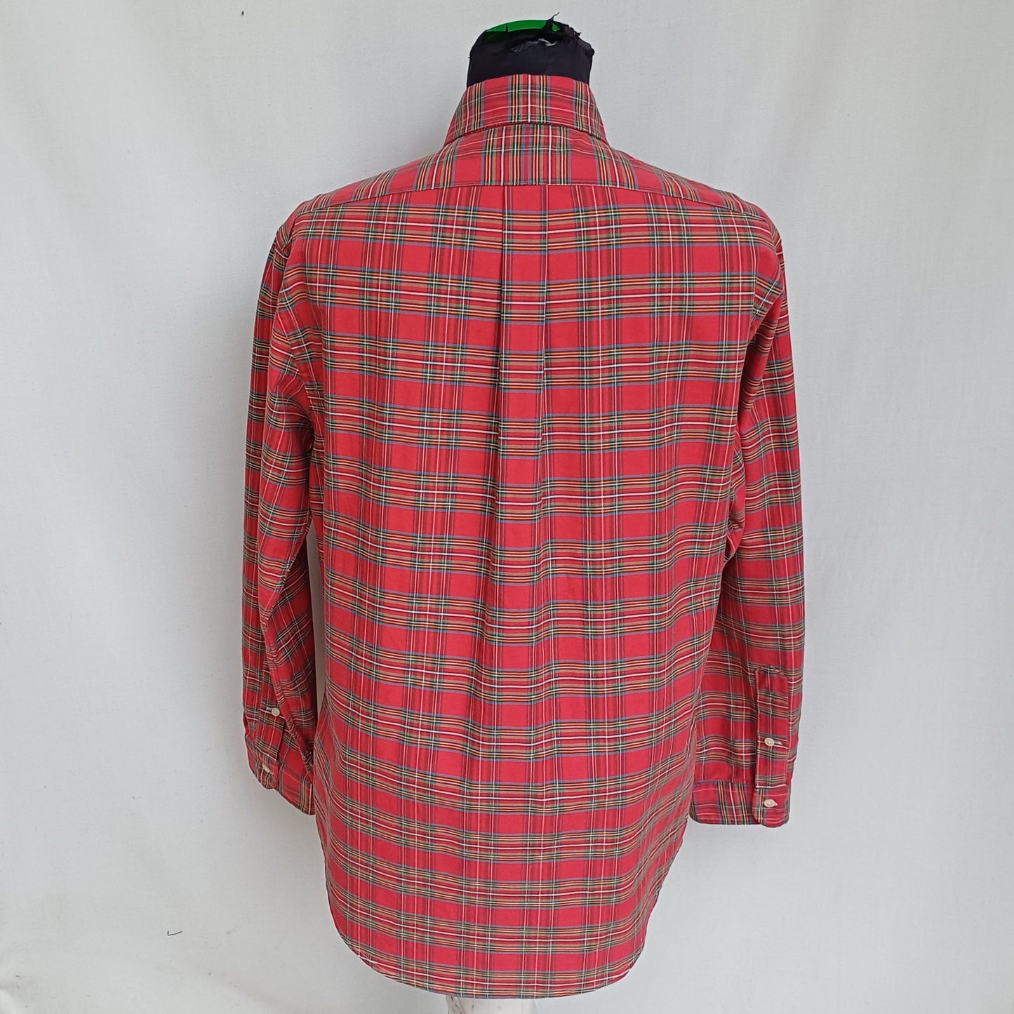 Ralph Lauren Classic Fit Plaid Button Down Long Sleeve shirt Mens M