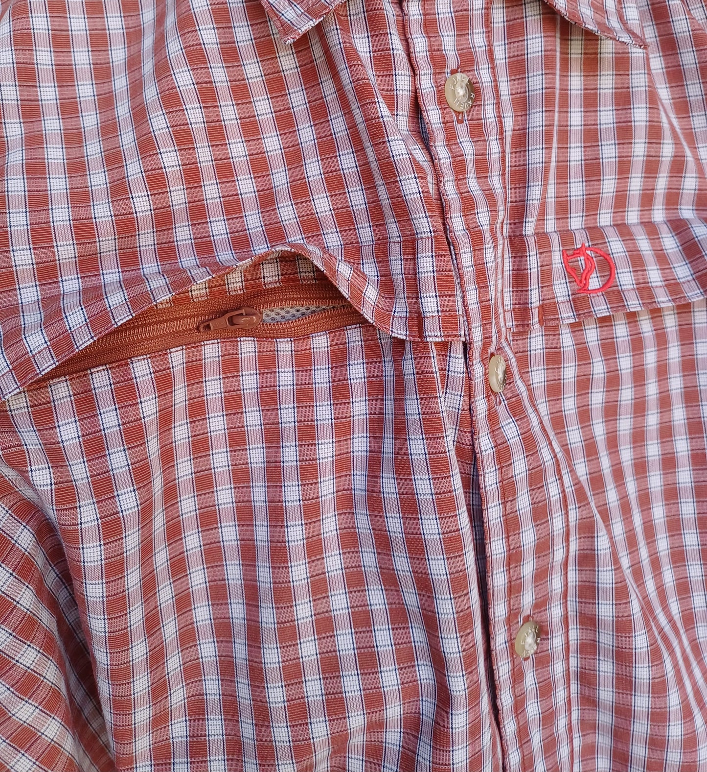 Fjallraven Outdoor Comfort Fit Collin Check Button-Up Shirt Mens XL