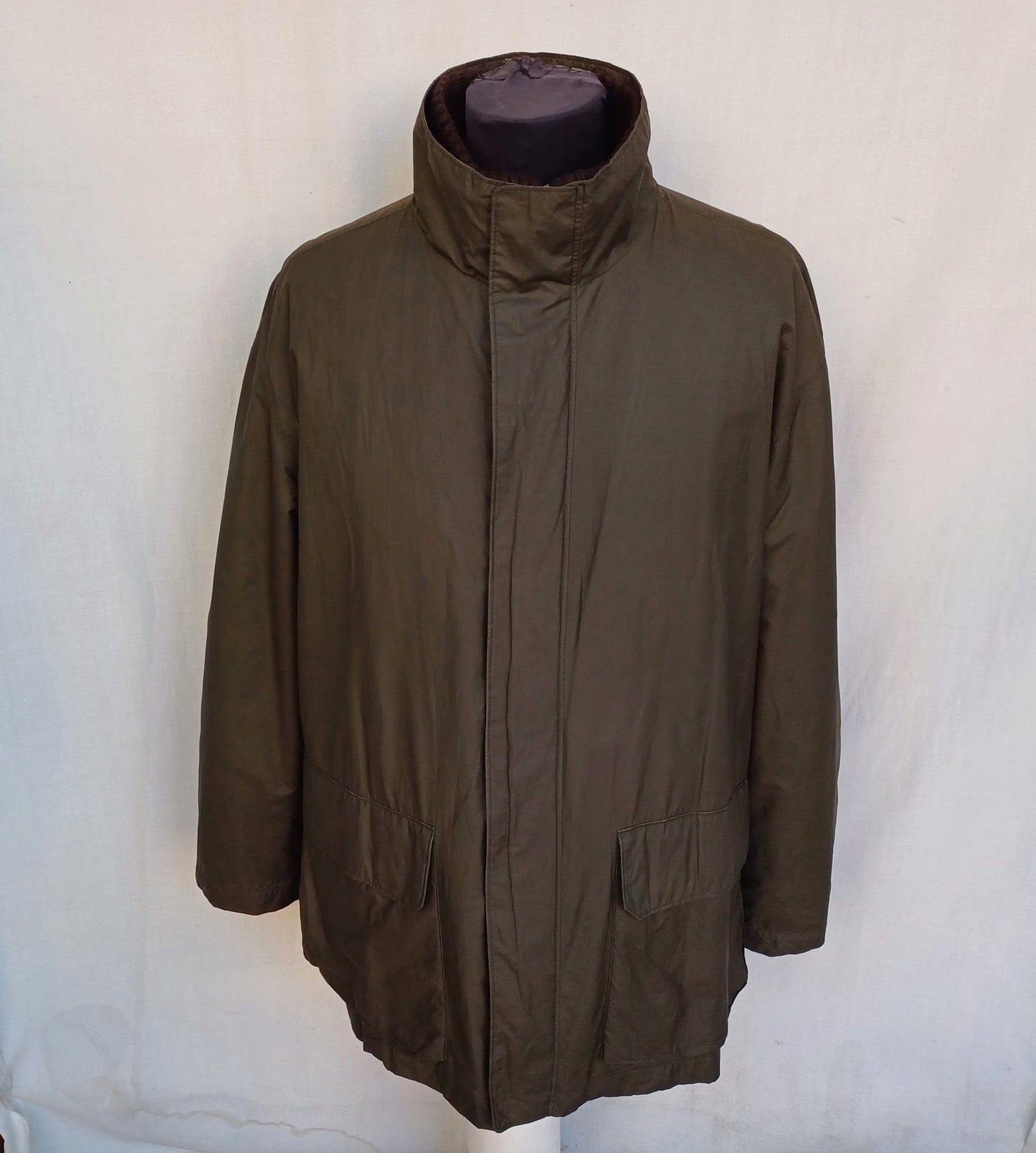 Ermenegildo Zegna Full Zip Military Jacket W/Removable Lining Mens M