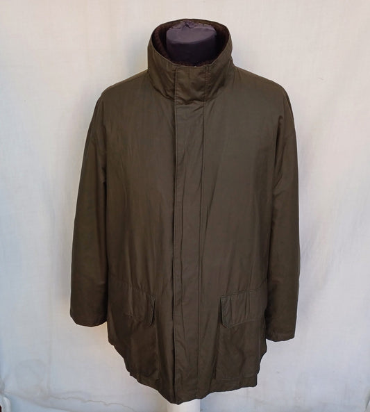 Ermenegildo Zegna Full Zip Military Jacket W/Removable Lining Mens M