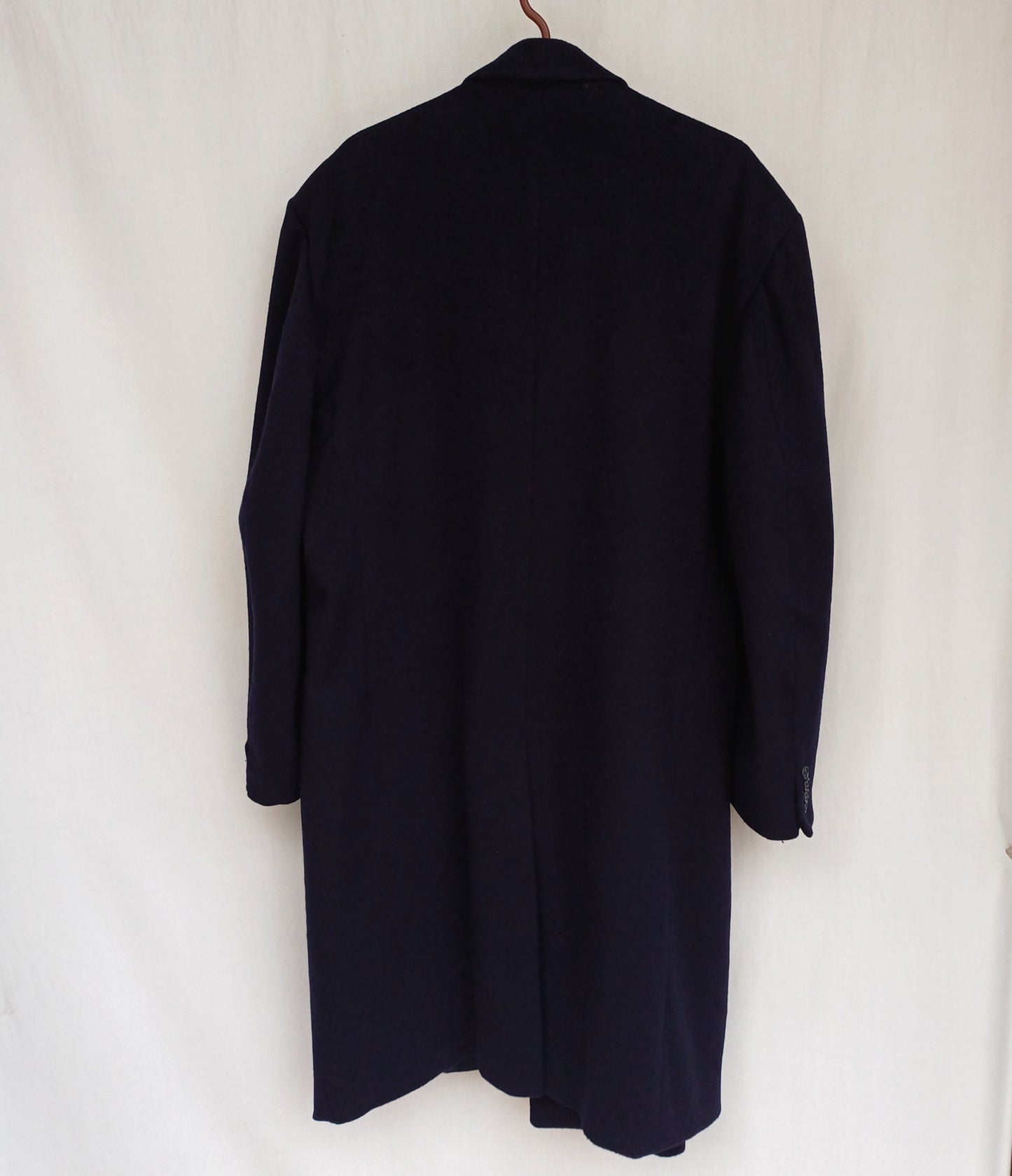 Crombie Mens Pure Wool Button Coat Long Overcoat EU 52/UK 44