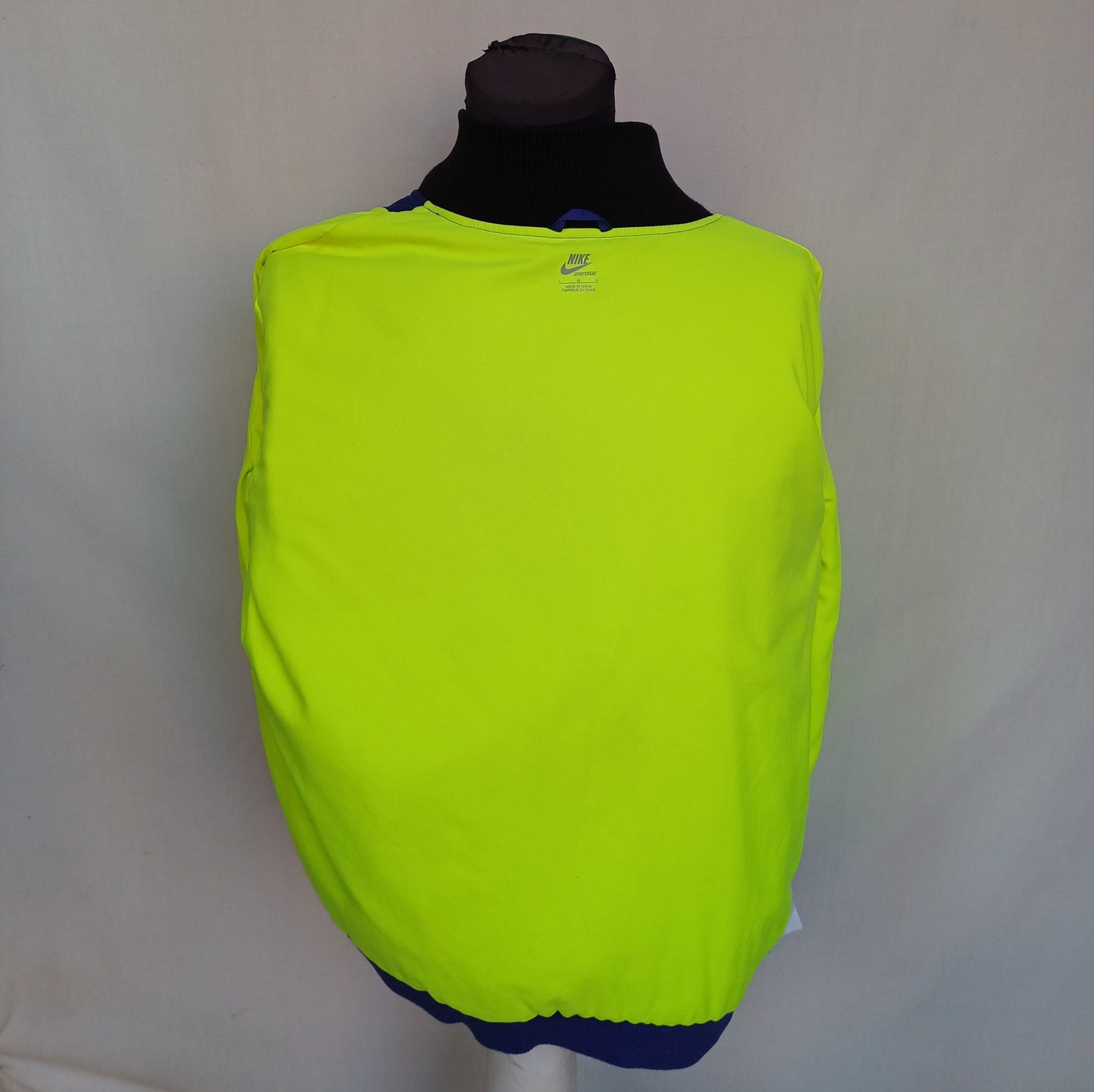 Nike Neon Lining Button Varsity Jacket Mens L