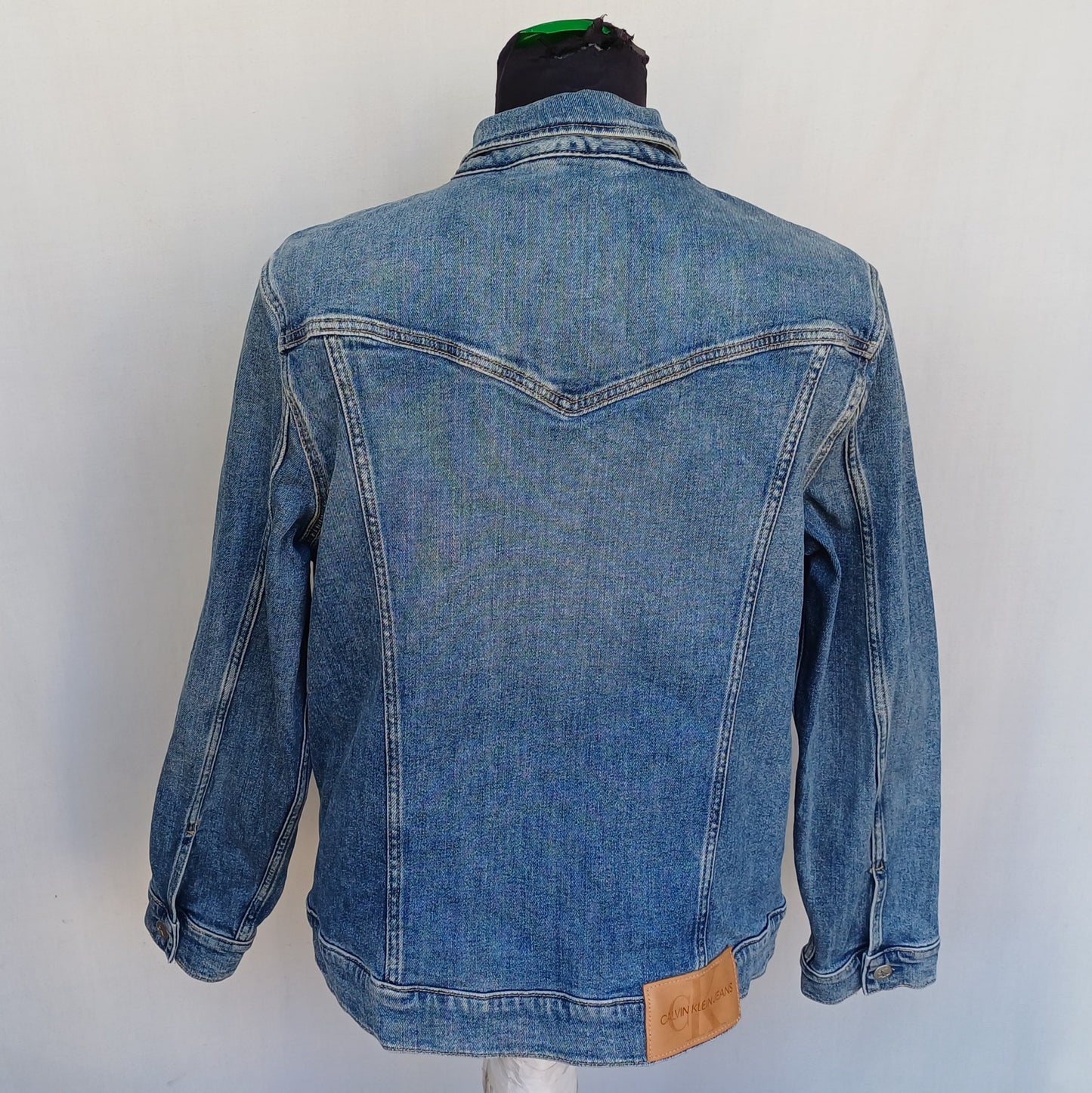 Calvin Klein Jeans Foundation Trucker Denim Jacket Mens XL