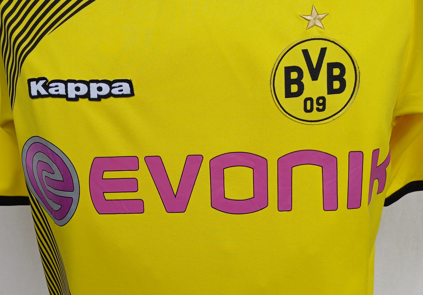 Borussia Dortmund 2011/12 Champions League Kappa Football Shirt Mens S