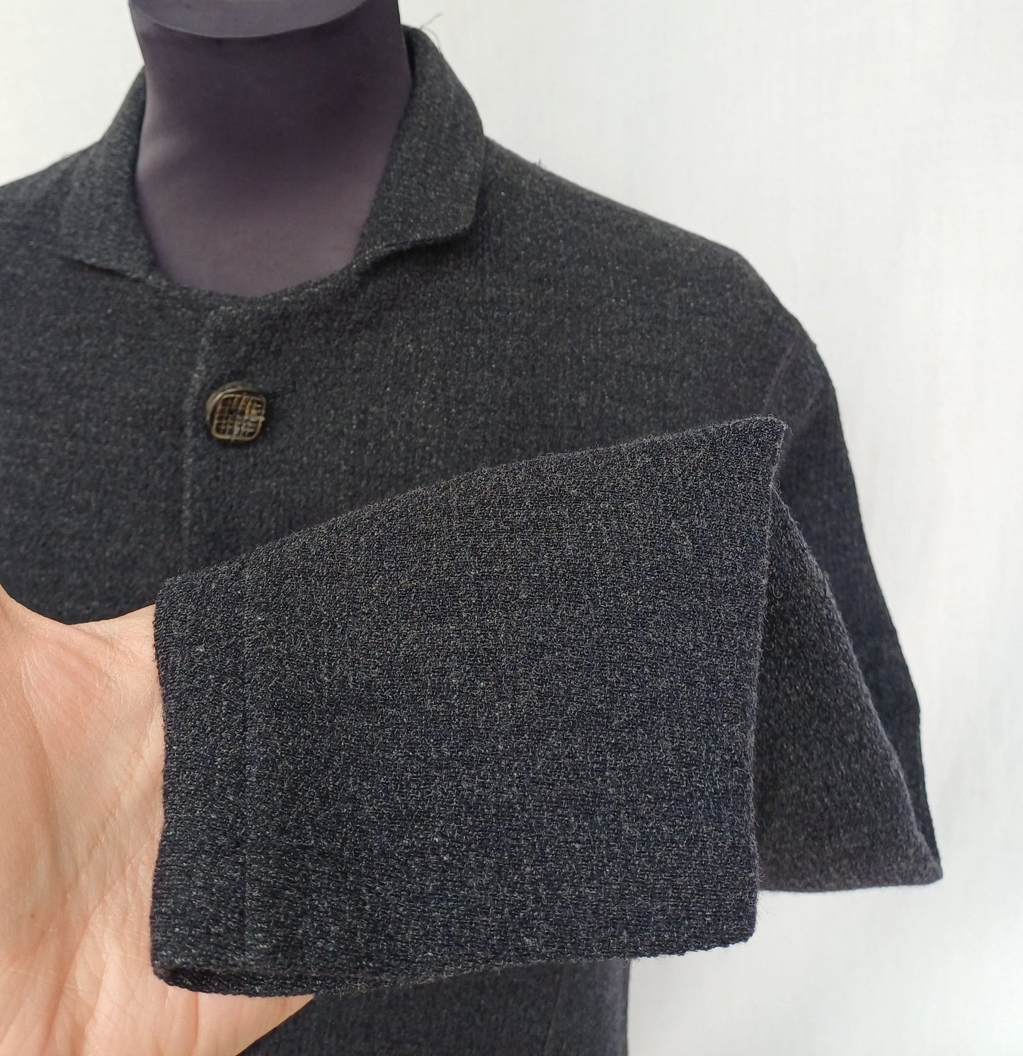 Vintage Emporio Armani Wool Button Cardigan Sweater Size EU 48