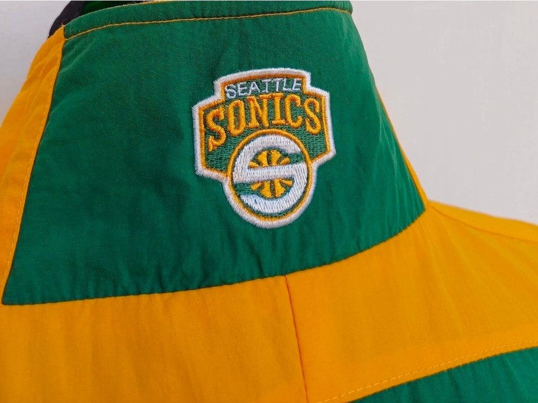 Vintage Seattle SuperSonics NBA Exclusive Collection Full Zip Jacket Mens L