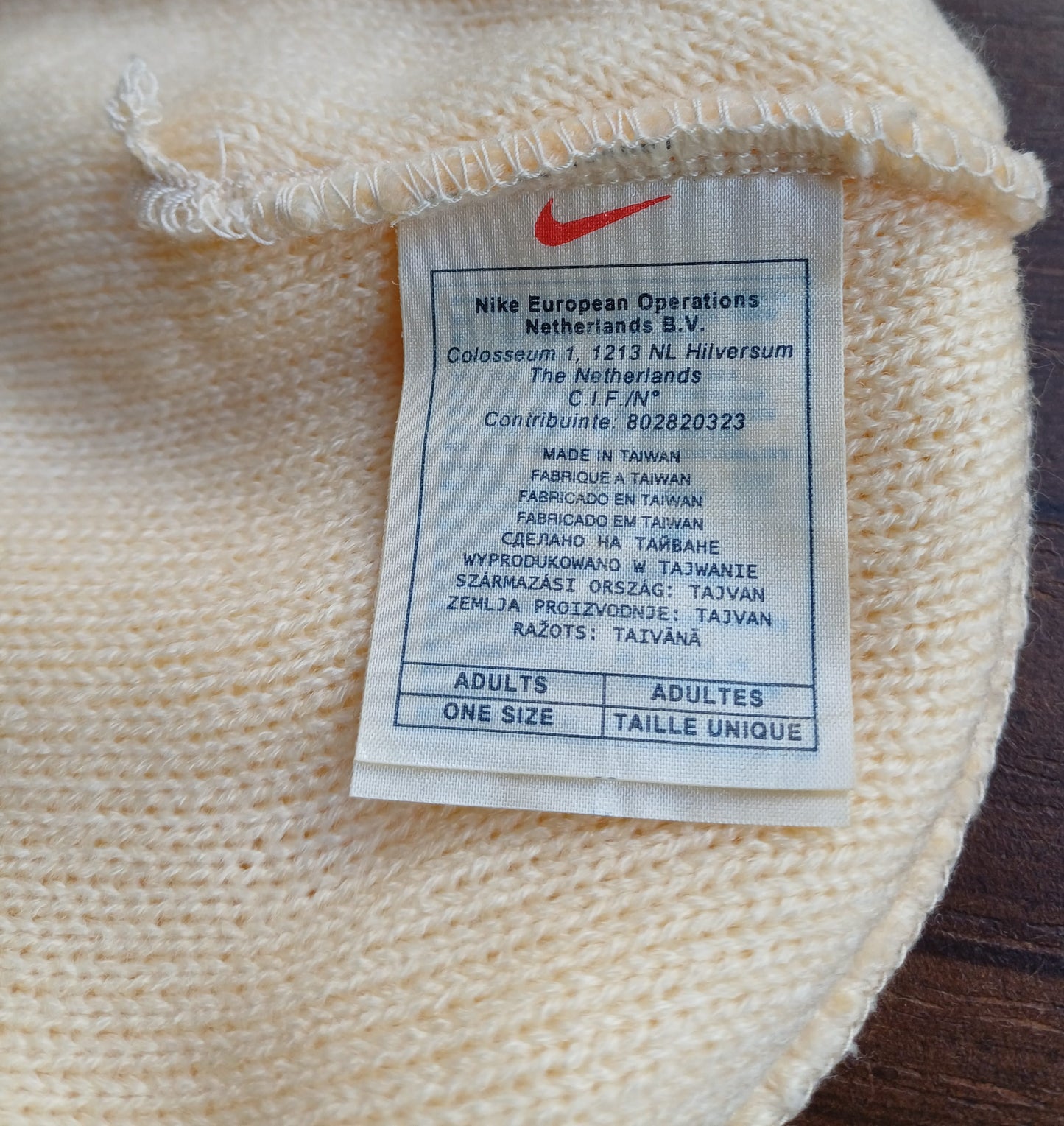 Vintage Nike Winter Beanie Hat One Size Adult
