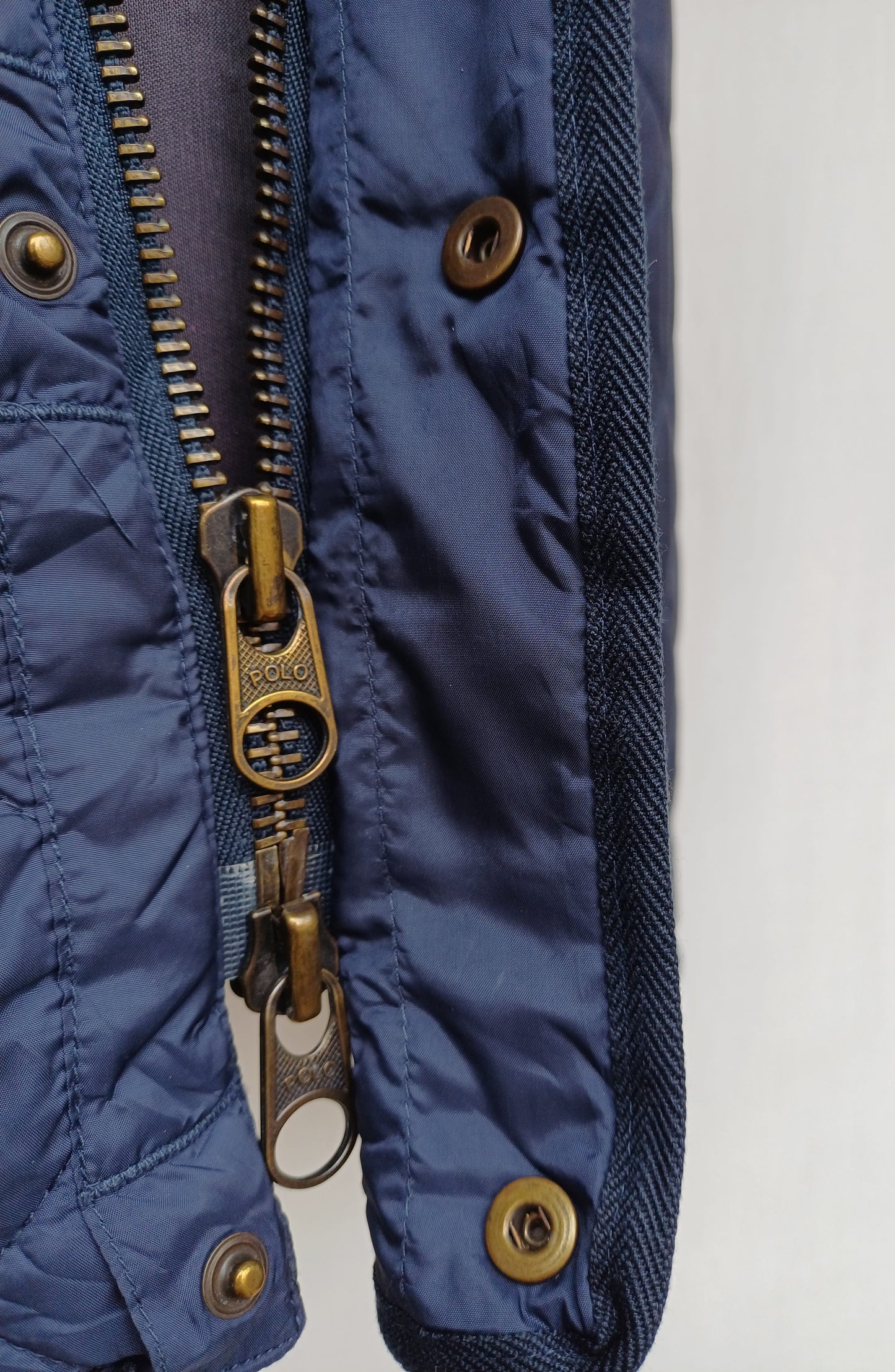 Polo Ralph Lauren Corduroy Collar Quilted Padded Jacket Mens M
