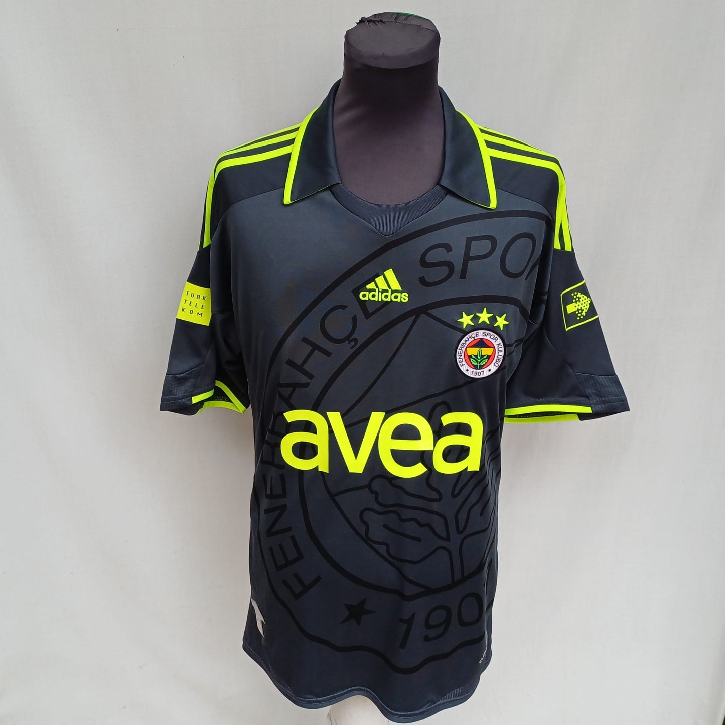 New Without Tags Fenerbahce 2009/10 Third Adidas Shirt Mens L