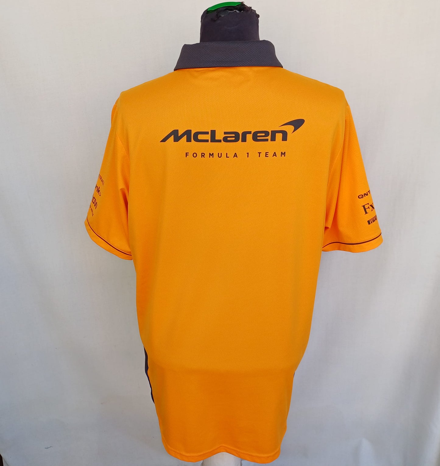 New Without Tags McLaren F1 team Castore Polo Button Shirt Mens XL