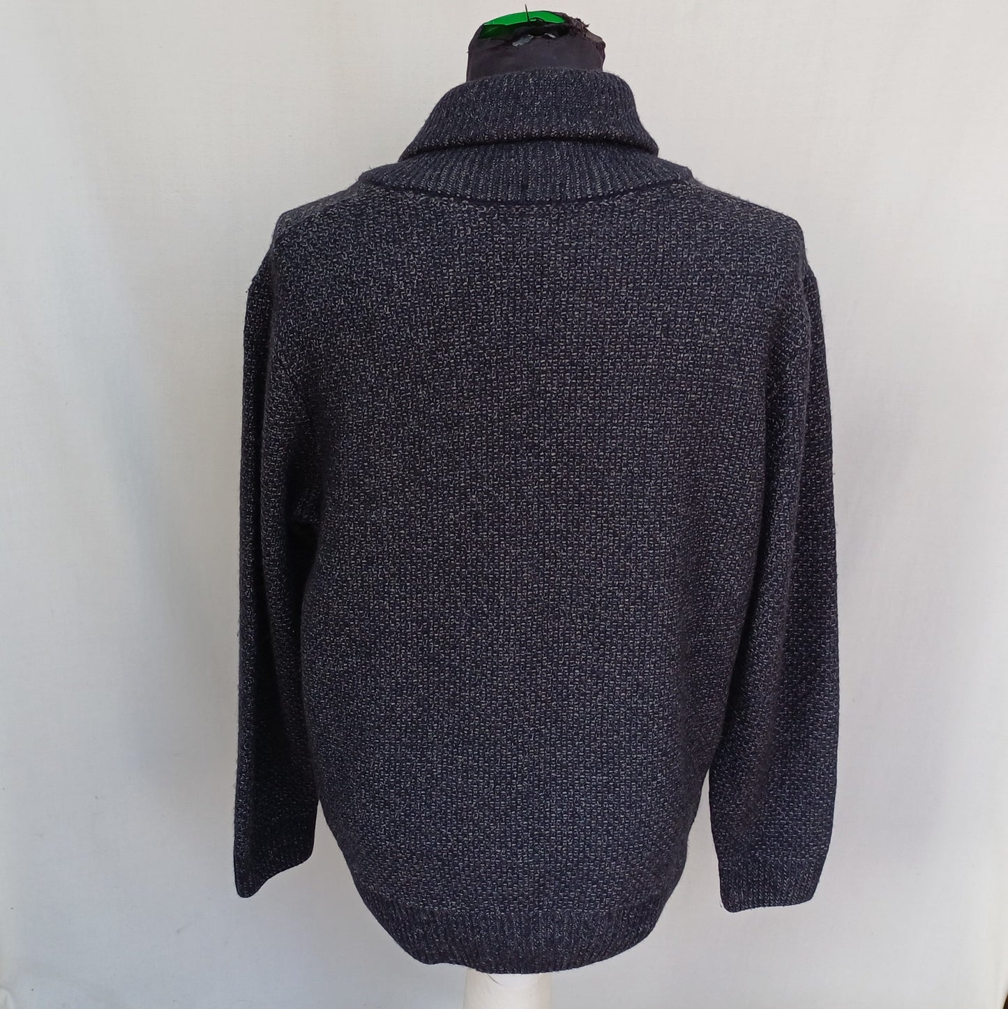 Hugo Boss Slim Fit Shawl Neck Pullover Sweater Mens XL Fits L
