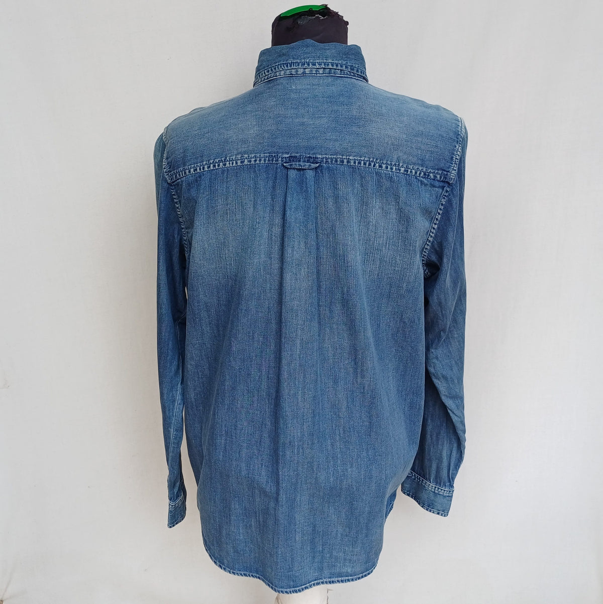 Carhartt Slim Fit Cotton Civil button-down Denim Shirt Mens M